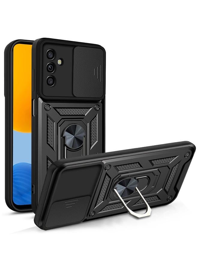 Case For Samsung Galaxy M52 5G Sliding Camera Cover Design TPU+PC Phone Protective Case