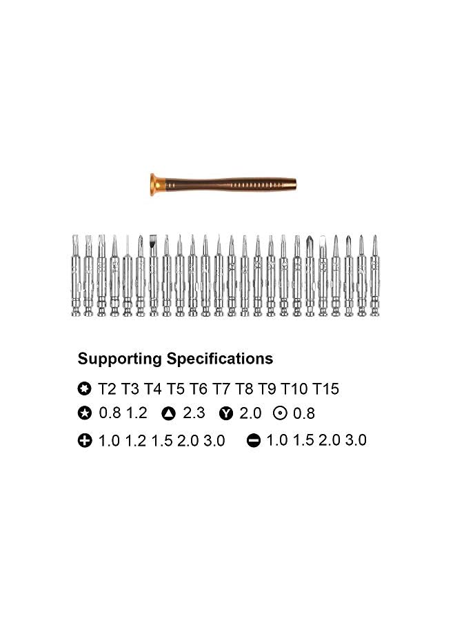PROMASS Case 25 In 1 Torx Screwdriver Set Mobile Phone Repair Tool Kit Multitool Hand Tools - Image 5