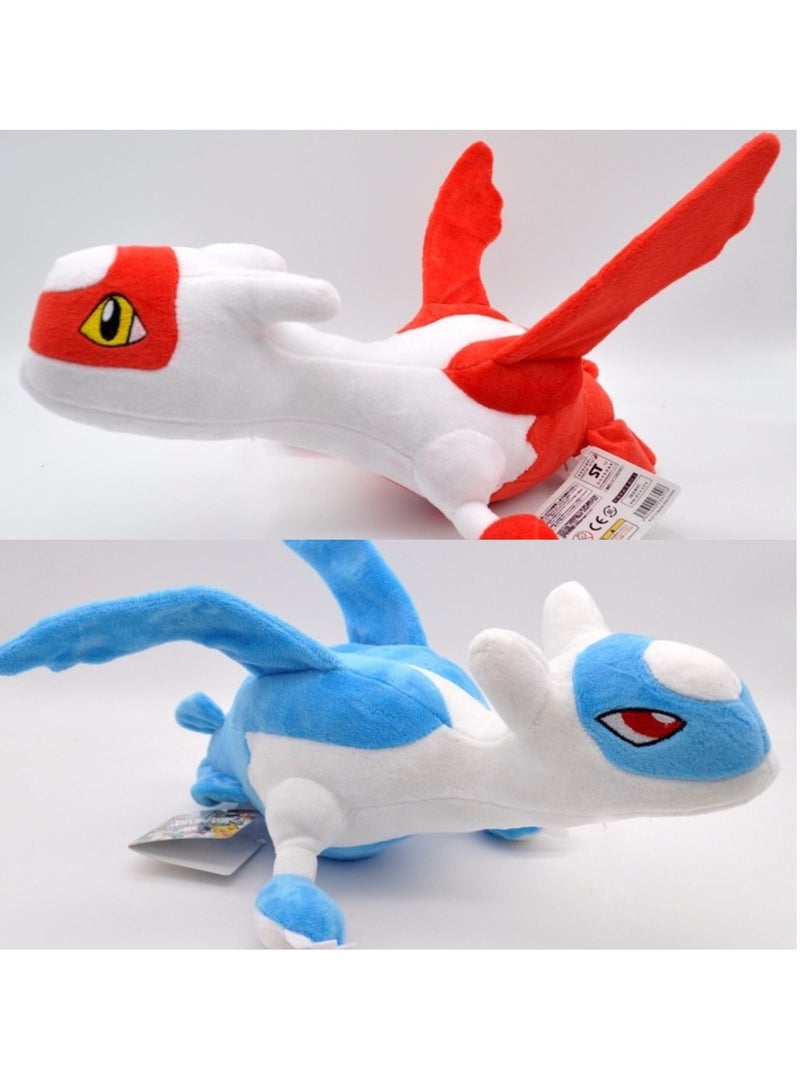 30cm Pokemon Latias Latias Plush Toy Kawaii Japanese Anime Latias Plush Doll Guardian Water City Children's Birthday Gift (Red) - Image 1