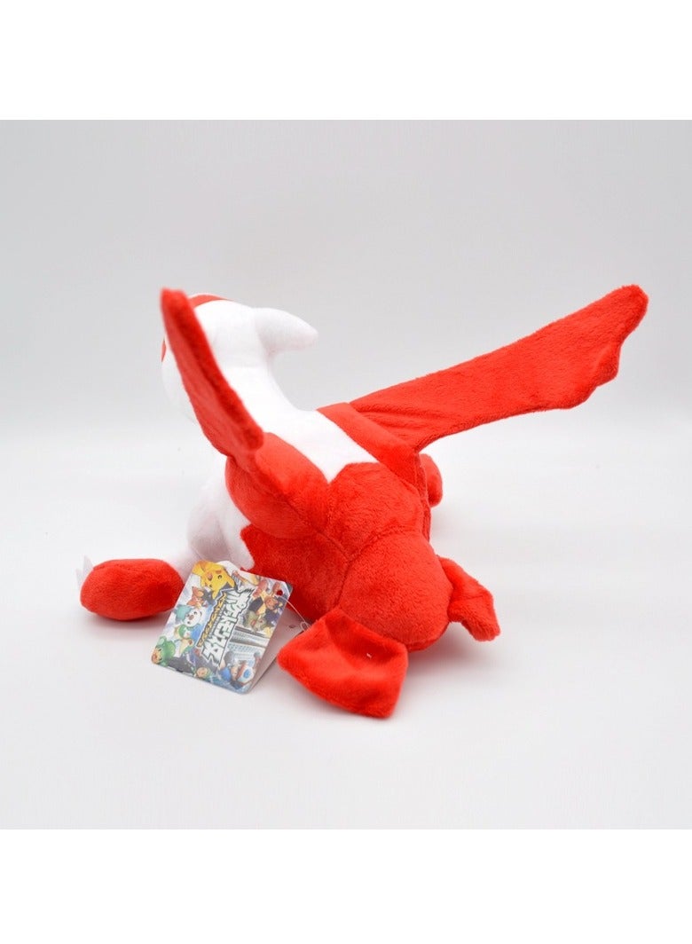 30cm Pokemon Latias Latias Plush Toy Kawaii Japanese Anime Latias Plush Doll Guardian Water City Children's Birthday Gift (Red) - Image 3