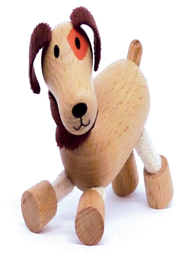 Anamalz Dog Wooden Animal Toys for Toddler, Fun and Posable Wooden Farm Toy, Wooden Toys, Wood Farm Animals, Early Education Boys and Girl, Bendable Figures Farm Toys Set - Image 4