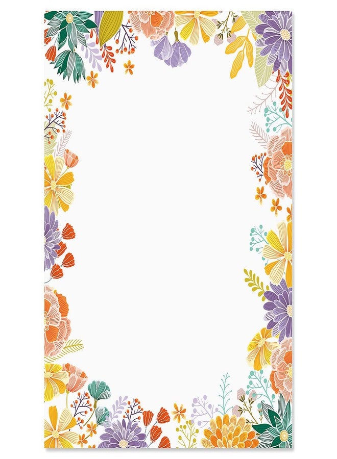 Current Wildflower Floral Letter Paper - Spring Stationery Papers With Decorative Wildflower Border, Printable Holiday, Wedding & Bridal Shower, & Invitation Sheets, Set of 25, 8 1/2" x 11" - Image 1