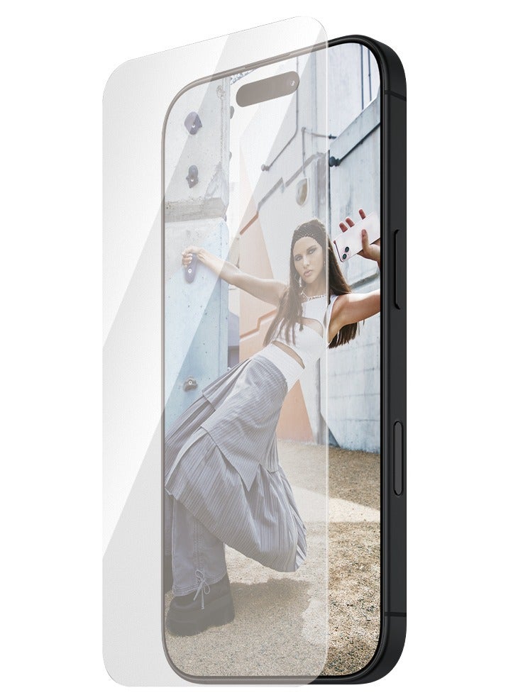 PanzerGlass SAFE Screen Protector iPhone 16 Plus - Ultra Wide and Clear - Image 1