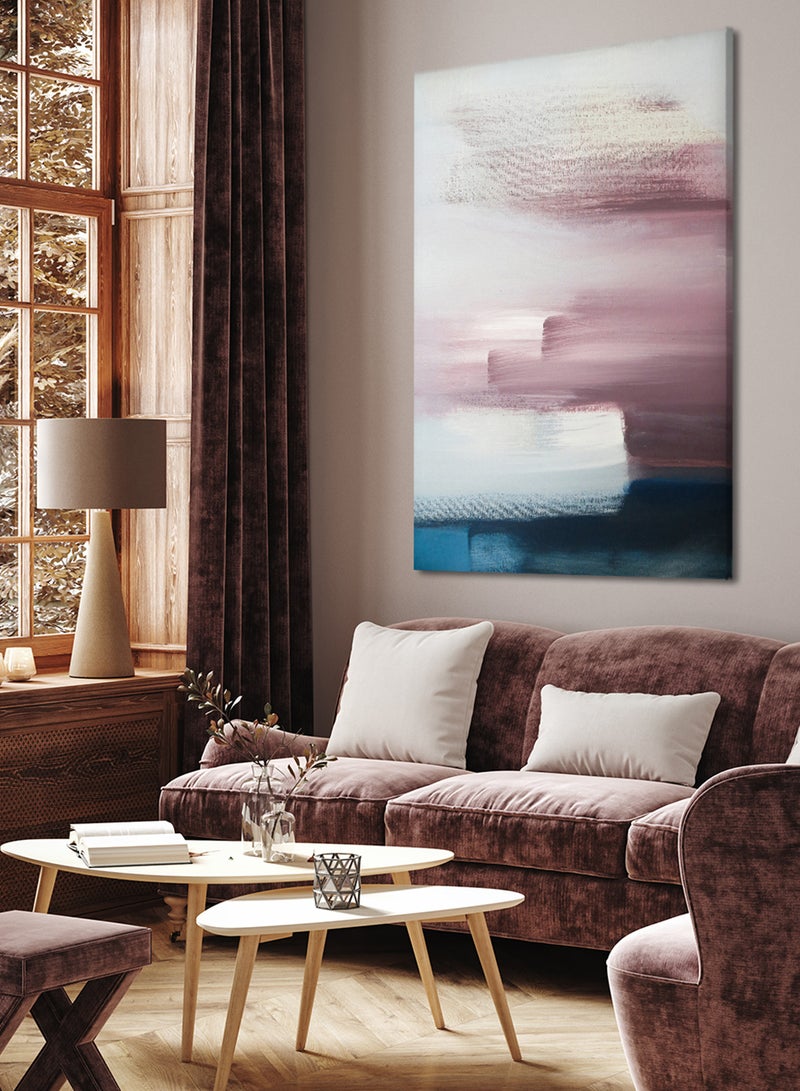 LOWHA Canvas Wall Art Stretched Over Wooden Frame with Abstract Painting - Image 1