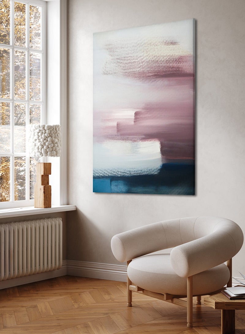 LOWHA Canvas Wall Art Stretched Over Wooden Frame with Abstract Painting - Image 2