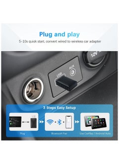 GUDOO 2 in 1 Wireless CarPlay Apple CarPlay and Android Auto Car Adapter, with WiFi Bluetooth Plug and Play Converts Wired to Wireless for OEM Factory Wired Type-C/USB Adapter, 5Ghz WiFi Fast Auto Connect and Online Update  - Image 2
