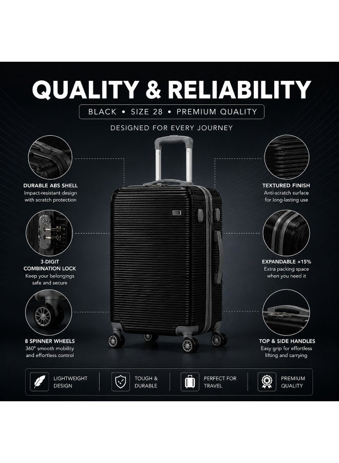 Luggage Trolley Travel Bag Large Size 28-Inch with 360° Spinner Wheels - Image 2