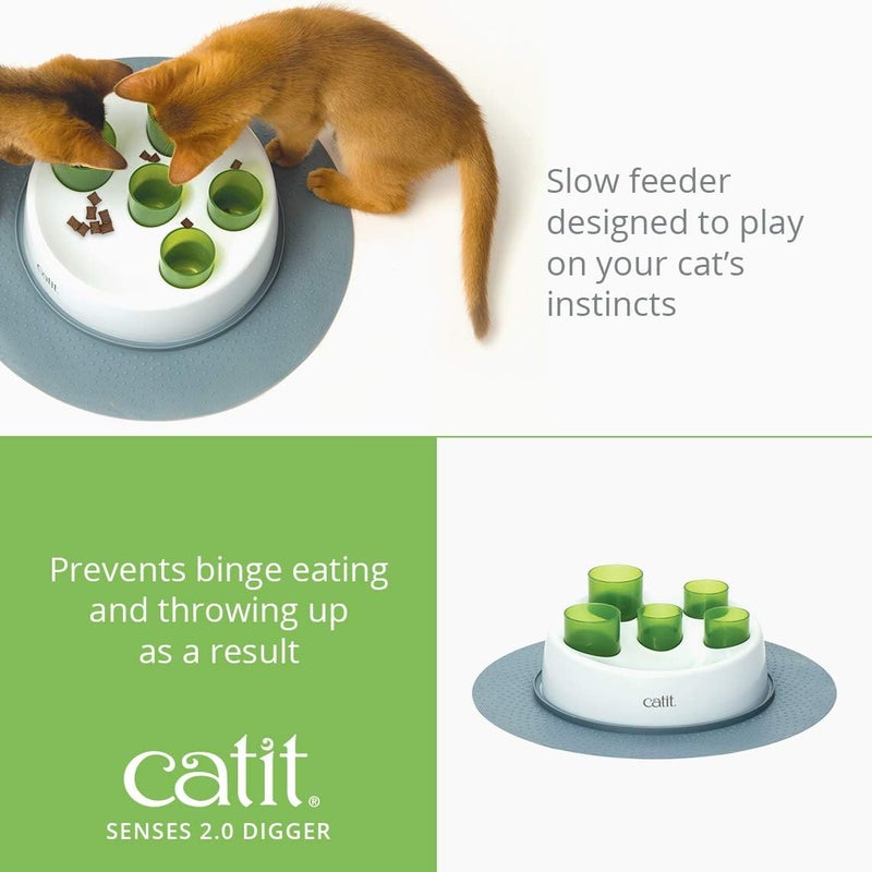 Catit Senses 2.0 Digger Interactive Toy for Cat, Large - Image 2
