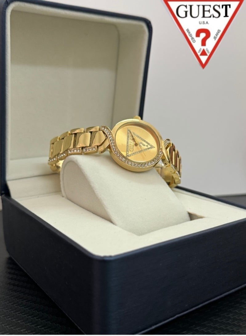 Guest Women's Stainless Steel Analog Watch - Image 1