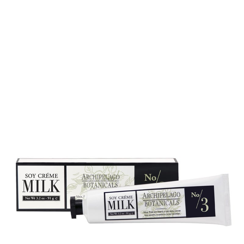 Archipelago Botanicals Soy Milk Hand Crme Rich and Lightly Scented Hand Lotion for Dry Skin Cuticles and Rough Spots Premium Plant Extracts 32 oz
