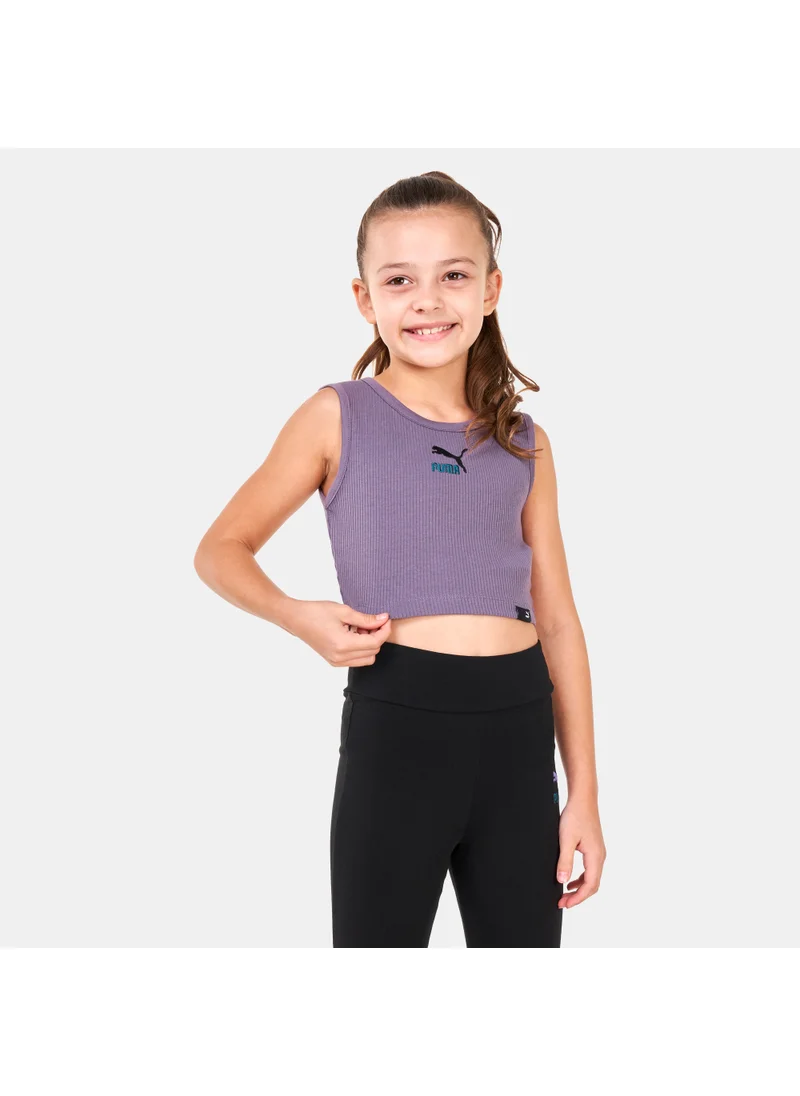 PUMA Kids' Classics Cropped Tank Top