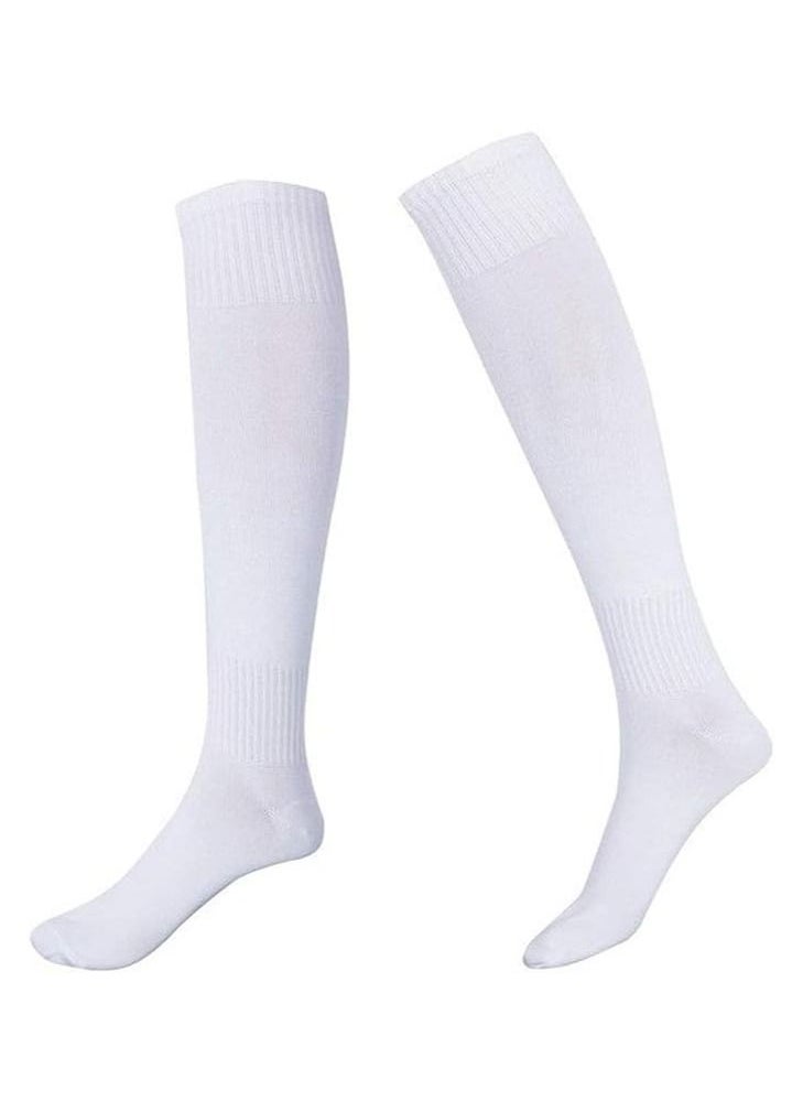 Generic - Mens socks Closed Toe Knee High White - Image 1