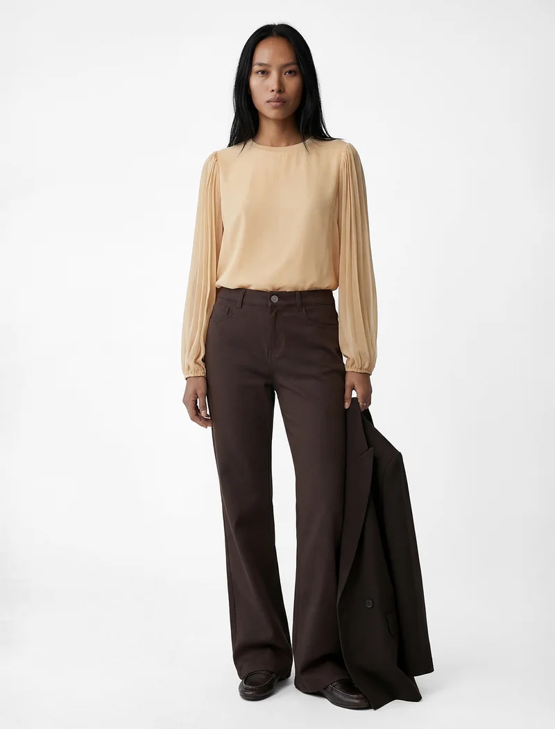 كوتون Chiffon Blouse