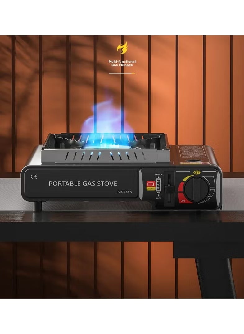 Denx Portable Gas Stove-Dual use type – 2.8KW Fire Power, 220G Gas Capacity, 90Min Working Time, Compact, Easy-to-Use, Efficient Cooking Solution for Camping, DX1763 - Image 4