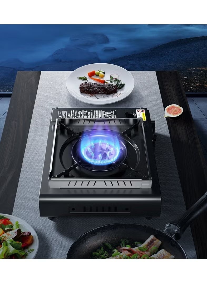 Denx Portable Gas Stove-Dual use type – 2.8KW Fire Power, 220G Gas Capacity, 90Min Working Time, Compact, Easy-to-Use, Efficient Cooking Solution for Camping, DX1763 - Image 5