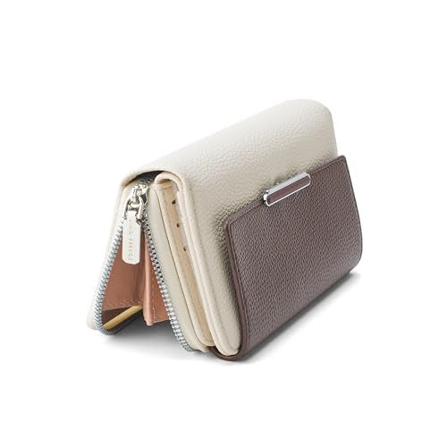 Lino Perros Men Faux Leather Avril Dual Tone Daily Grey Wallet - Image 5