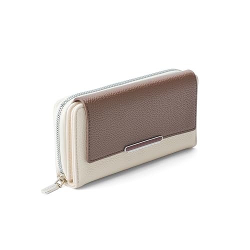 Lino Perros Men Faux Leather Avril Dual Tone Daily Grey Wallet - Image 3