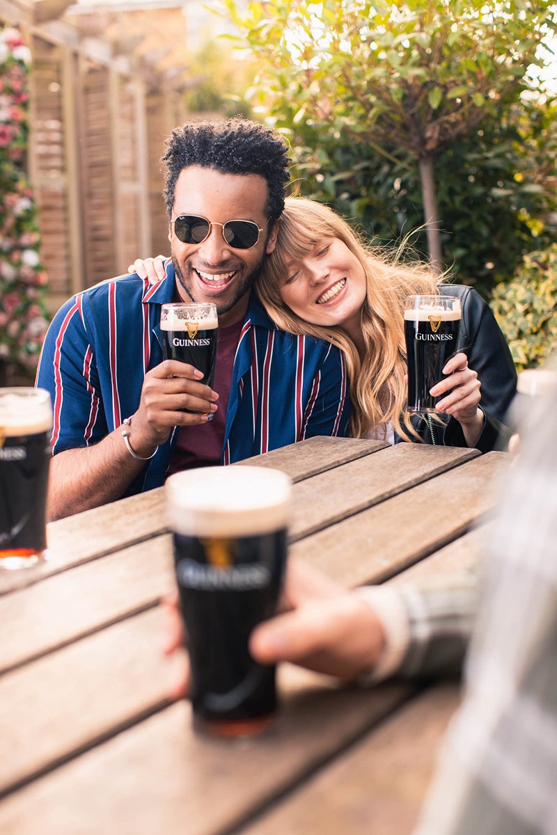Guinness Gravity Official Beer Pint Glass | Large 20oz Pints Drinking Thick Beer Glasses Beer 20 oz Glasses - Image 4