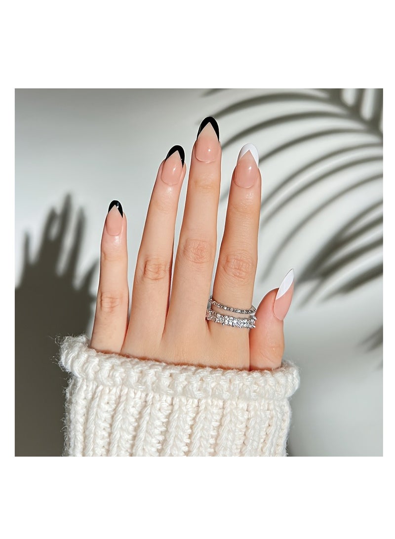 Salon Acrylic Reusable False Nails Set Double Tape and Glue Included - Image 1