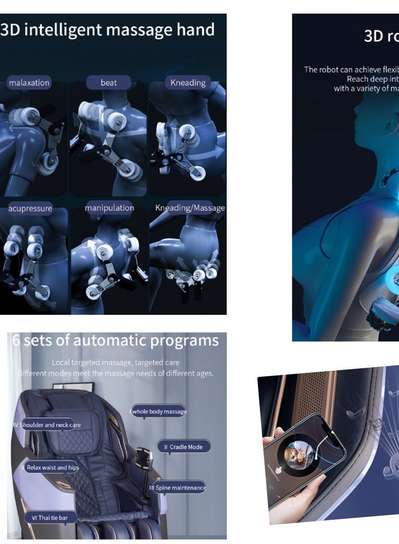 JILPHAR FURNITURE Zero Gravity Space Capsule Massage Chair JP8004  - Image 5