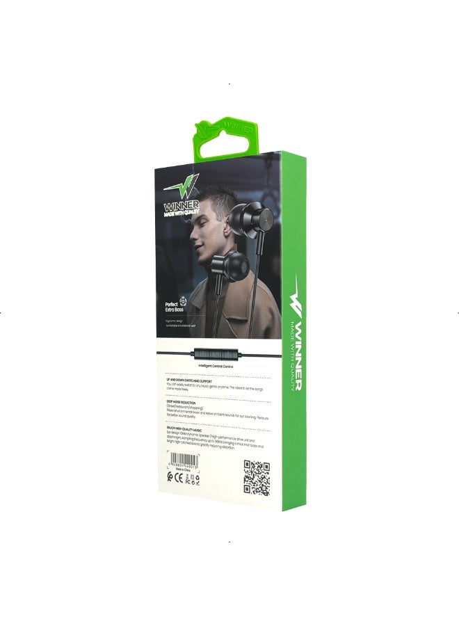 WE WINNER Winner wired silicone AUX headset - Image 2