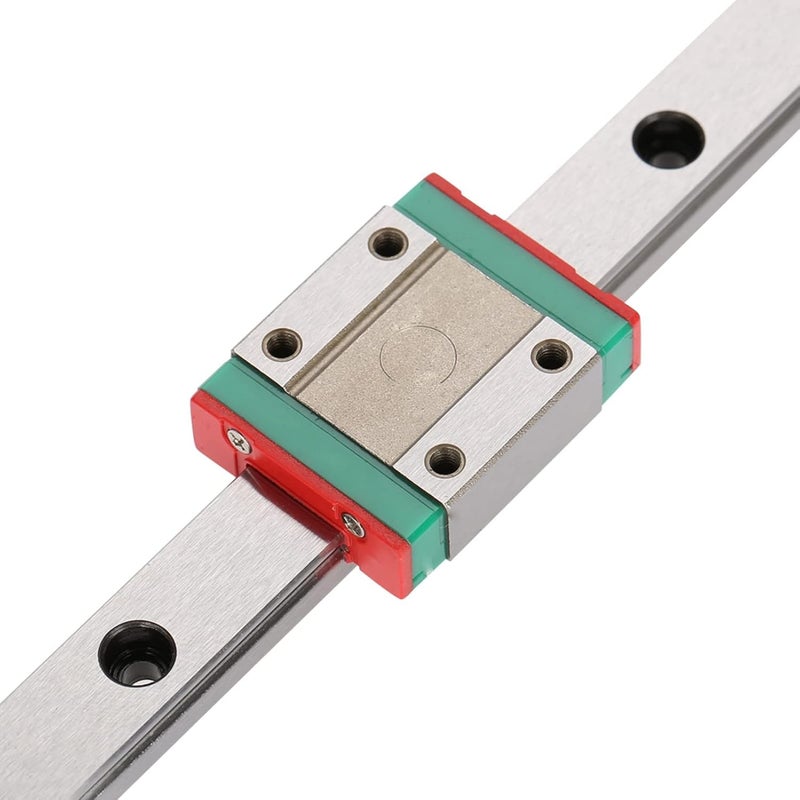 Miniature Linear Rail Guide 12mm Width Slide Block 4 Point Contact Design Precision Movement Ball Retainer Lubrication System For Automatic Equipment 100mm - Image 4