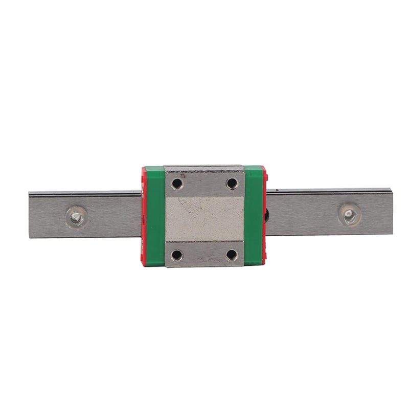 Miniature Linear Rail Guide 12mm Width Slide Block 4 Point Contact Design Precision Movement Ball Retainer Lubrication System For Automatic Equipment 100mm - Image 5