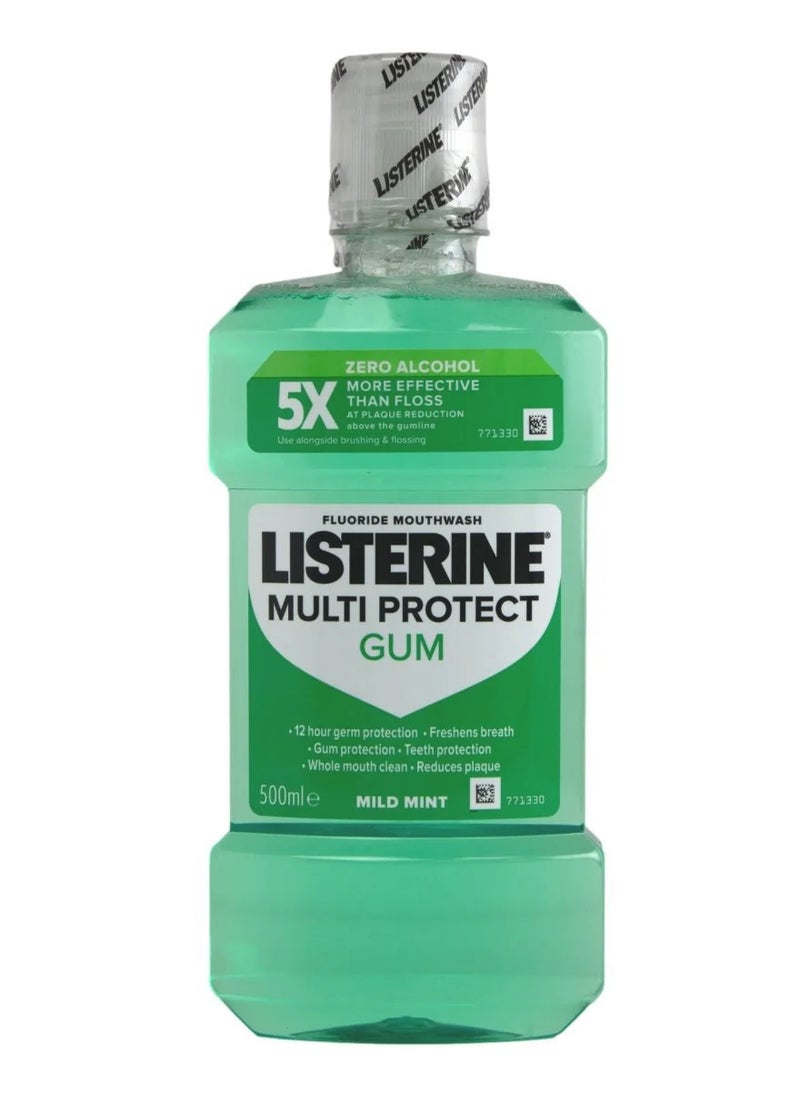 Listerine Pack Of 2 Listerine Multi Protect Gum Mouthwash 500ml  - Image 2