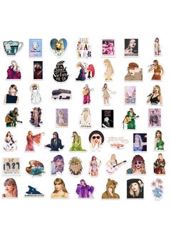 KASTWAVE Singer Taylor Stickers of, Female Pop Singer Swift Ablum Stickers for Teen Girl, 100 Vinyl Folklore Laptop Stickers for Laptops, Computers, Hydro Flasks, Skateboard, and Travel Case  - Image 2