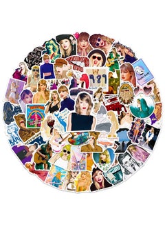 KASTWAVE Singer Taylor Stickers of, Female Pop Singer Swift Ablum Stickers for Teen Girl, 100 Vinyl Folklore Laptop Stickers for Laptops, Computers, Hydro Flasks, Skateboard, and Travel Case  - Image 4