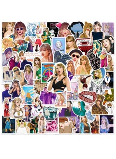 KASTWAVE Singer Taylor Stickers of, Female Pop Singer Swift Ablum Stickers for Teen Girl, 100 Vinyl Folklore Laptop Stickers for Laptops, Computers, Hydro Flasks, Skateboard, and Travel Case  - Image 1