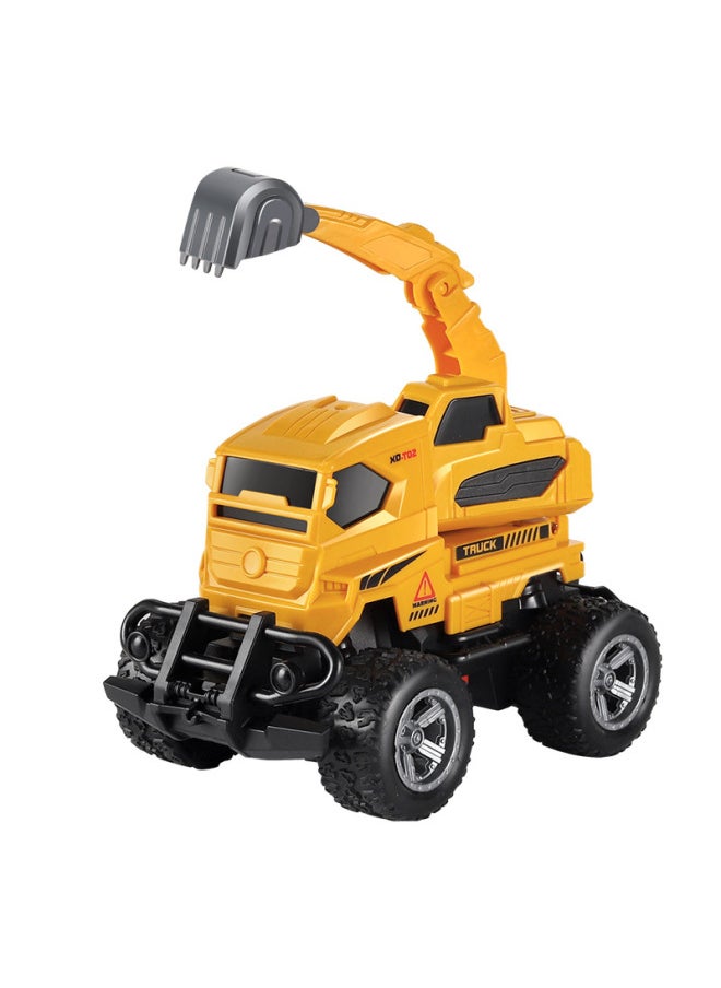 Generic Hot Sale Remote Control Engineering Car Charger Electric Children Boy Simulation Excavator Lifting Car Toy Stall Wholesale-Color:[Black Police Car] English Packaging (3688-K69A)-Proportion:1 Car Battery [battery Life 30 Minutes]]  - Image 5