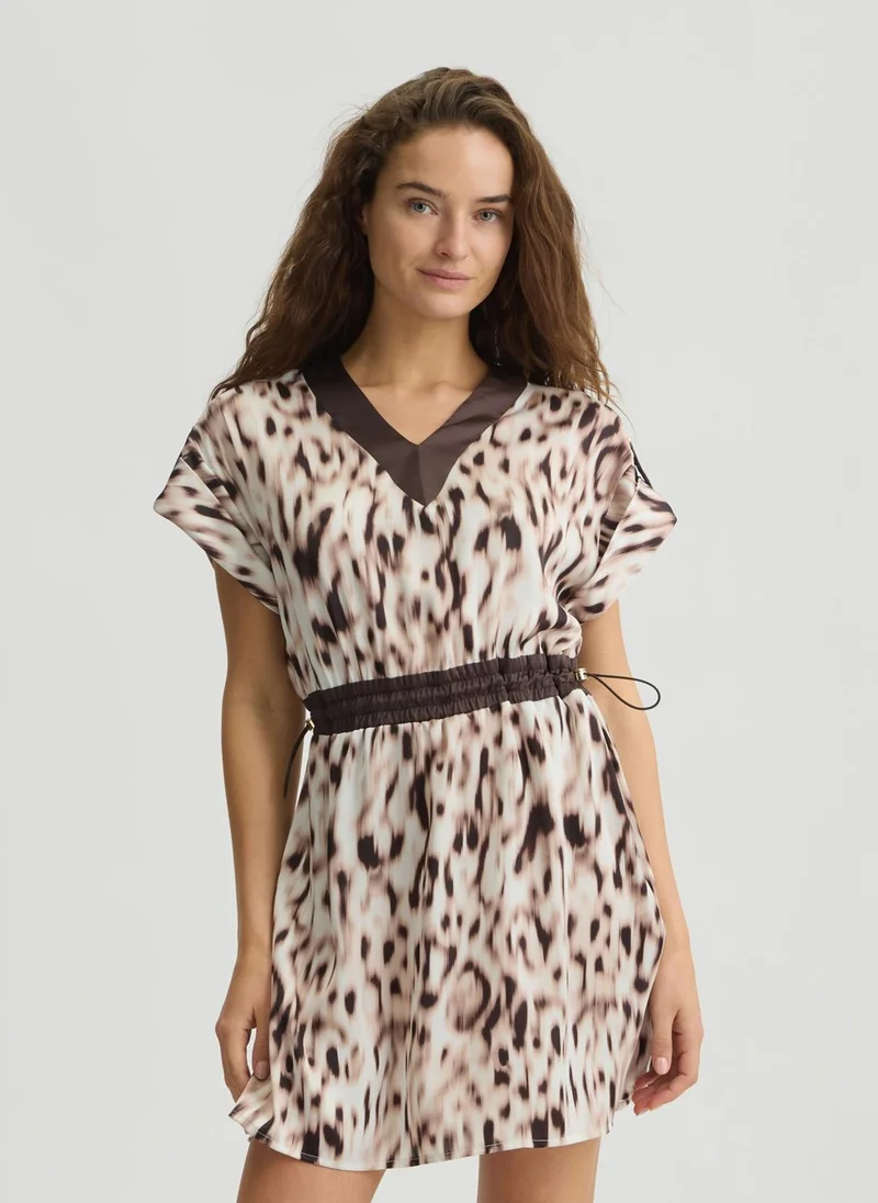 Liu Jo Printed satin dress