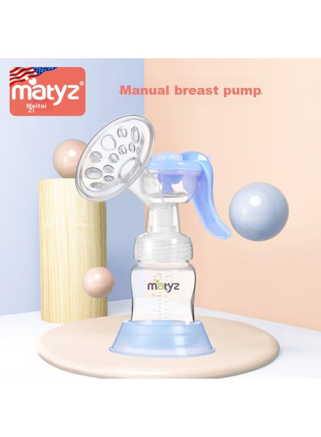 Matyz Matyz Manual Breast Pump, Portable Massage Breast Pump For Breast Milk, Mz-0919 Breast Pump - Image 1