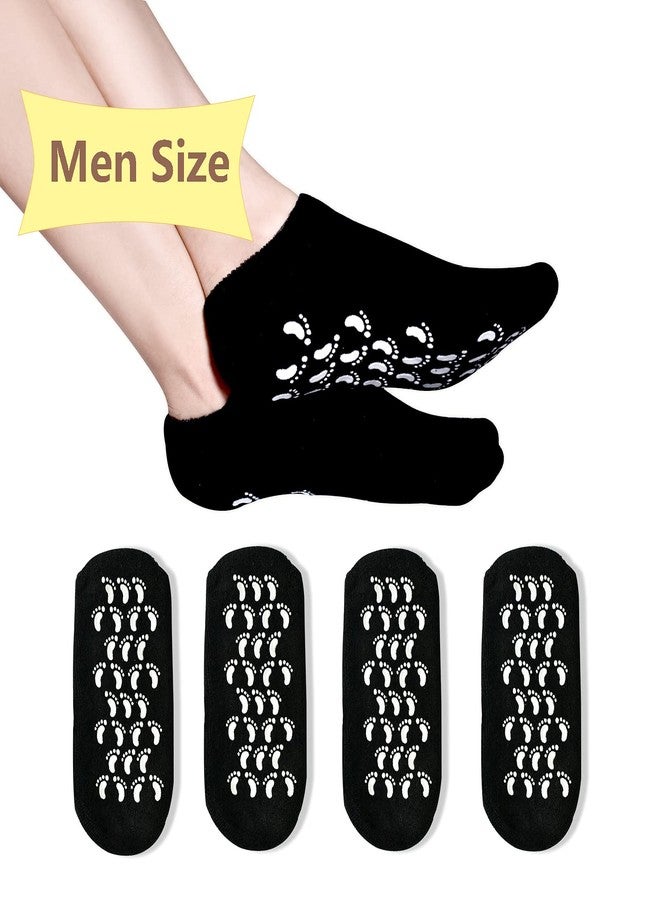 Peeruka Silicone Socks for Women and Men | Crack Heel Repair, Spa Gel Foot Hydration Socks With Vitamin | 1 Pair Black - Image 1