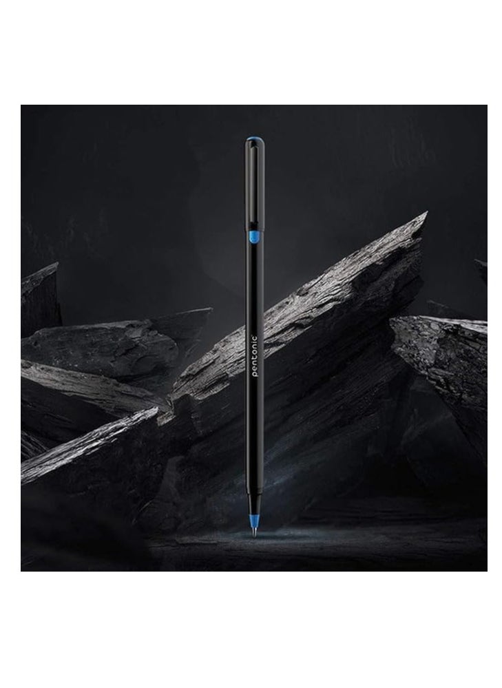 Pentonic Pentonic Smooth Premium Black Ball Point Pen 0.7 mm Medium Point - Blue  - Image 4
