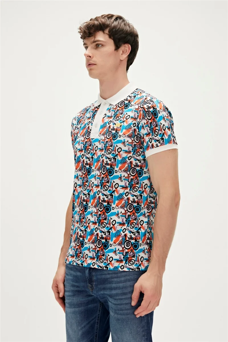 Bad Bear Biface Polo Candy White