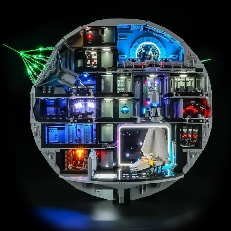 BRIKSMAX 20 Light Kit Compatible with Lego Star Wars Death Star 75419 Building Sets LED Lighting Kits Accessories Only CableHiding Tech for Display Gifts Collectors - Image 3