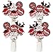 Pedel 24Pcs Graduation Party Decorations Class of 2026 Graduation Centerpieces for Tables 2026 Congrats Grad Party Centerpiece Stick Table Toppers for Graduation Party Supplies Red - Image 2