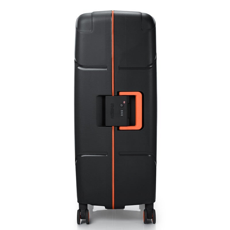 AMERICAN TOURISTER Circurity Suitcase, Check-In Size 77 cm / 28 inch, 4 Spinner Wheels, Hard Top, Polypropylene, Black|Scratch & Impact Resistant Material|Lightweight|XtraSecu™ 3 Point Locking System|TSA Lock - 3 Years International Warranty - Image 3