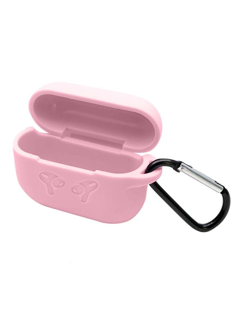 Wtech AirPods Case Protective Liquid Silicone Skin Cover Case Compatible with Apple AirPods 4 - Baby Pink  - Image 1
