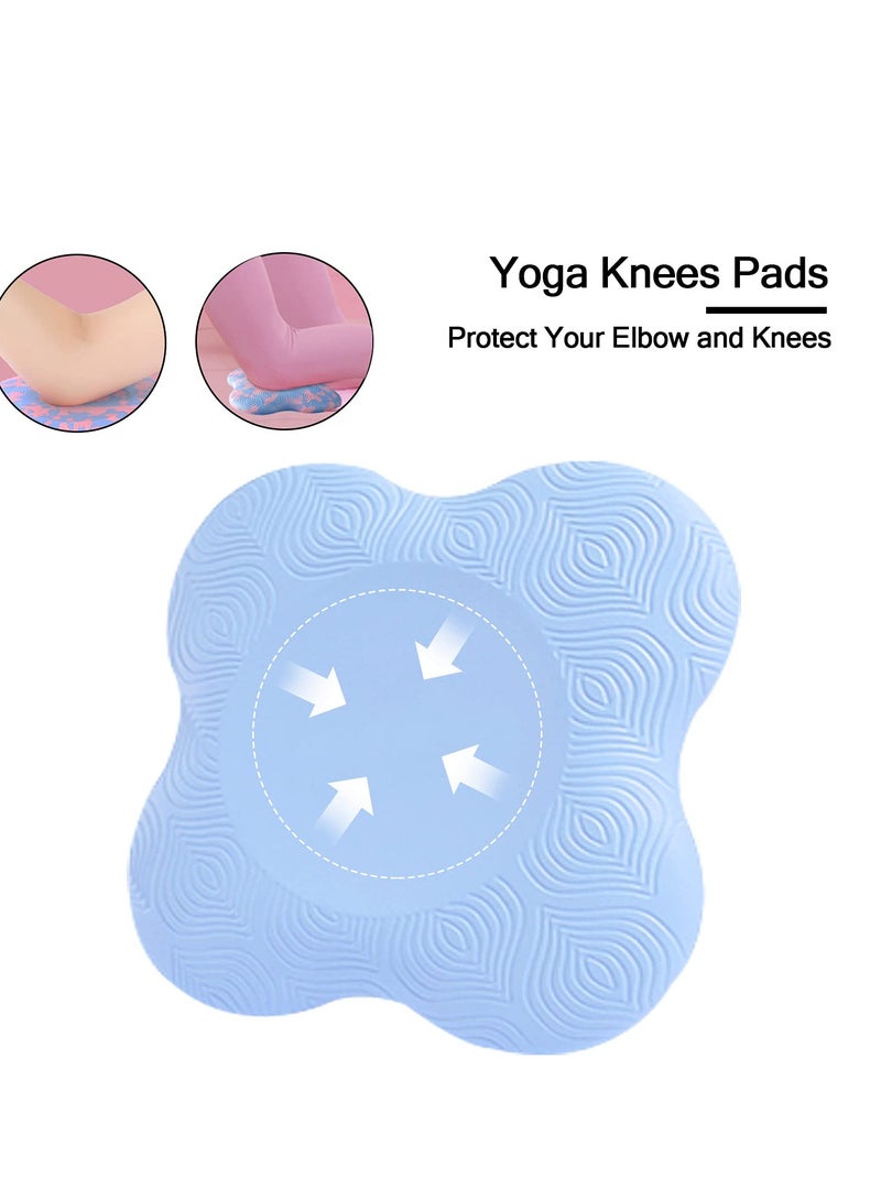 اسم المحتوى ناريلا Yoga Knee Pad, Anti Slip Foam Yoga Kneeling Pad, 2PCS Thick Exercise Workout Knee Pad for Women and Men, Sports Balance Cushion for Protecting Knee, Elbow, Hand - Image 2