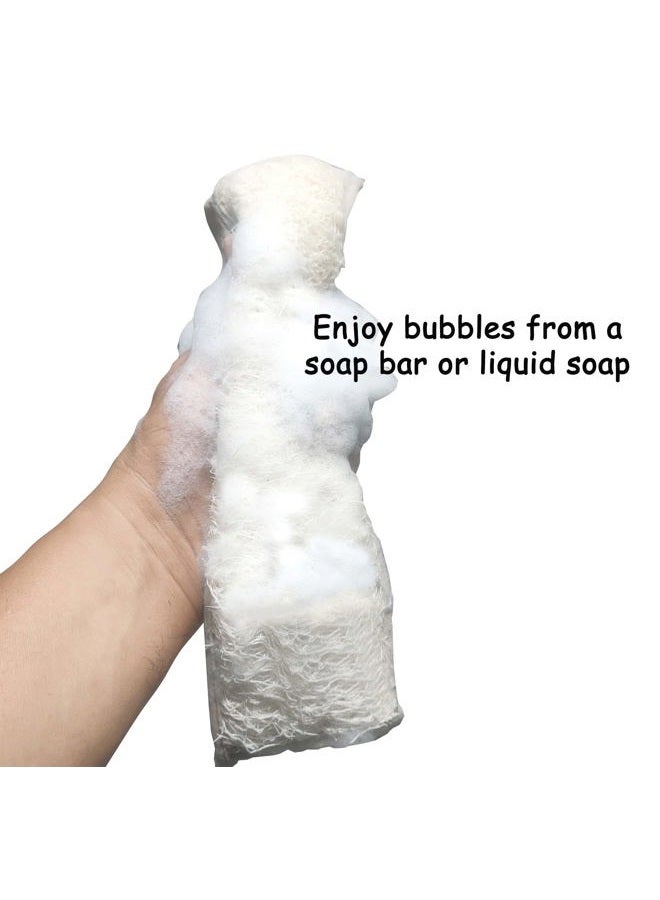 Plai Na Natural Loofah 2 Layers Back Scrubber Sponge Body for Shower Back Exfoliator Exfoliating Scrubber Deep Clean - Image 5