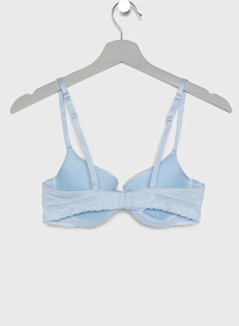 Dorina Shimmer Lace Insert Bra