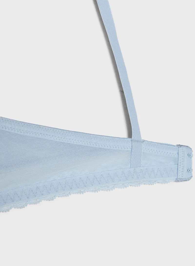Dorina Shimmer Lace Insert Bra