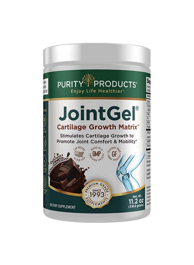 Purity Products JointGel Formula - Collagen Peptides + MSM - Supports Joint Function + Flexibility While Fortifying Joint Cartilage - Dual Action - Daily Powder - 30 Servings (30 Servings, Chocolate) - Image 1