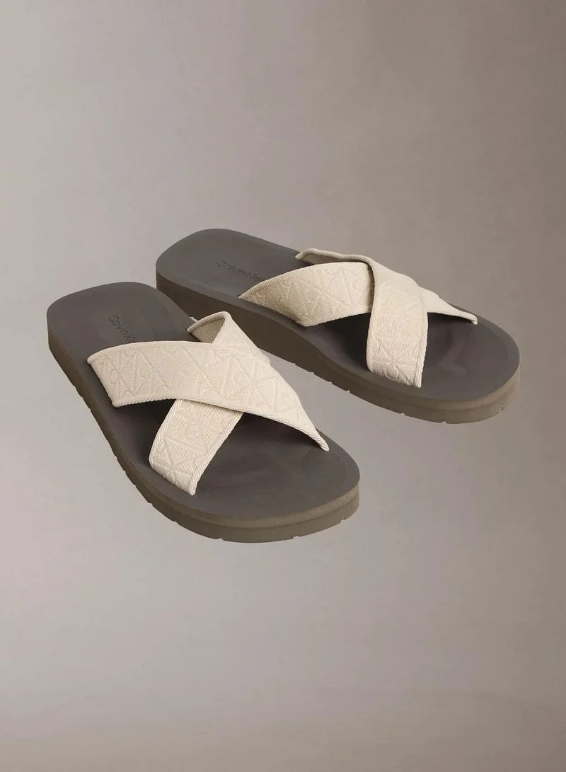 Calvin Klein Leonidas - Logo Webbing Sandals