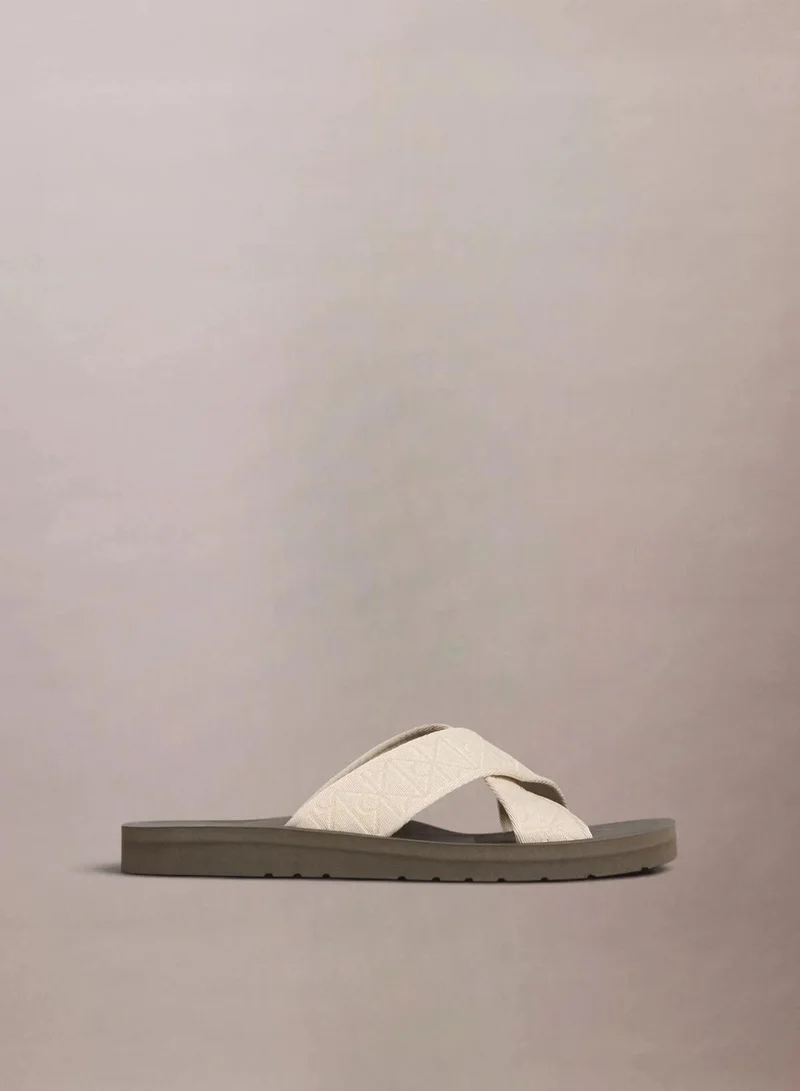 Calvin Klein Leonidas - Logo Webbing Sandals