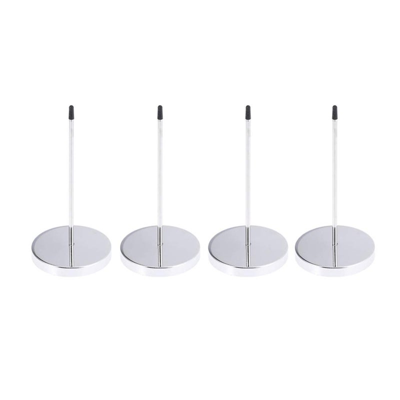 4Pcs Metal Restaurant Menu Fork Holder Stainless Steel Receipt Ticket Organizer - Image 2