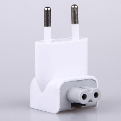 Laprite Indian Style/EU Plug Adapter Duck Head for Power Adapters of Apple MacBook,Powerbook, Pro, Air, iPod, iPhone, iPad, iBook - Image 2